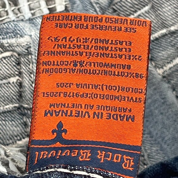 Rock Revival Jeans Size 30 Alivia Straight Leg  Low Rise - Picture 15 of 16